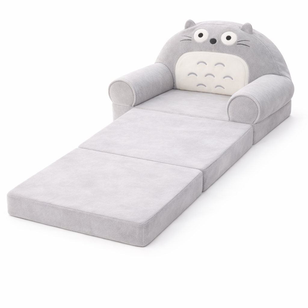 Plush Cat Foldable Sofa