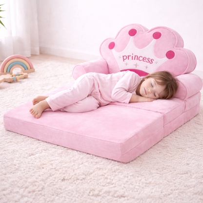 Princess Pink Foldable Sofa